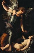 Giovanni Baglione The Divine Eros Defeats the Earthly Eros Spain oil painting artist